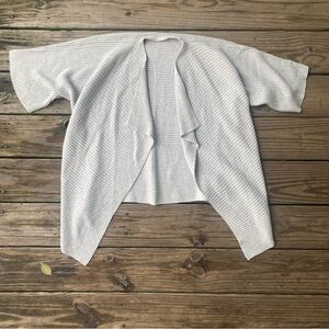 Gap Grey Open Front Short Sleeved Cardigan